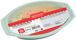 Korvstroganoff med Basmatiris