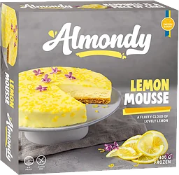 Moussetårta lemon Glutenfri Fryst 400g Almondy