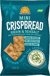 Crispbread Sea salt mini 120g Linkosuo