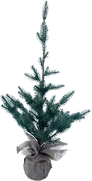 Julgran 60 cm PE m jutefot Festive