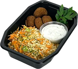 Falafel Med Grönsaksbulgur & Tzatziki ca 420g ICA Kvantum Lerum