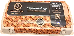 Ägg M 18-pack Frigående Uggelsta Ägg