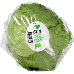 Isberg Ekologisk 300g Klass 1 ICA I love eco