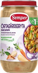 Örtagårdsgryta med fläskött & timjan Från 1år 235g Semper