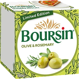 Färskost med oliv/rosmarin 150g Boursin