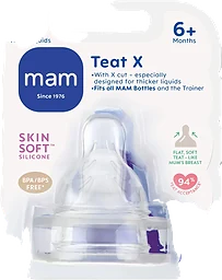 Dinapp Teat Stl X 6m+ 2-p MAM