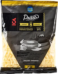 Präst 31% lagrad riven 150g ICA