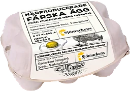 Ägg Frigående Inomhus M/L 6st Sjömarken