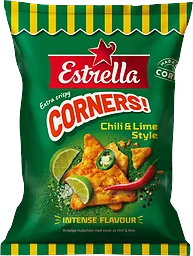 Chips Corners Chili/Lime Style 160g Estrella