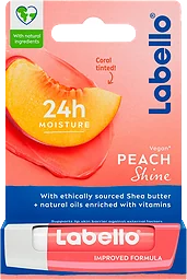 Läppbalsam Peach Shine Lip Balm 4,8g Labello