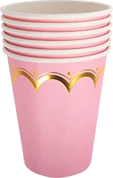Mugg rosa folie 6p Pictura