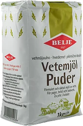 Vetemjöl Puder