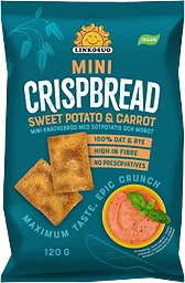Crispbread Sweet Potato Carrot mini 120g Linkosuo 