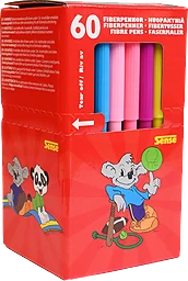 Fiberpennor Basic 60-pack