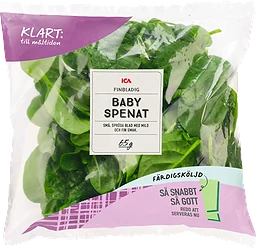 Finbladig babyspenat Sköljd 65g ICA