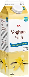 Vaniljyoghurt 2% 1000g ICA