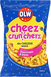 Ostbågar cheez cruncherz Sourcream & onion