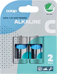 Batteri LR14 1.5V C Alkaline 2-pack