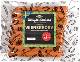 Wienerkorv Skinnfri 85% Kötthalt 700g Härryda Karlsson