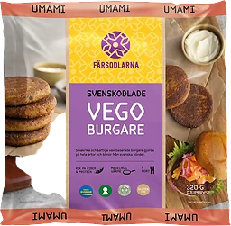 Vegoburgare umami 320g Svenska Färsodlarna