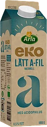 Lätt A-Fil Acidophilus Naturell 0,5% Ekologisk 1000g Arla®