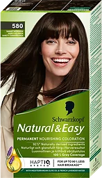 Hårfärg Natural & Easy Sammet Mörkbrun 580 1-p Schwartzkopf