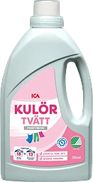 Tvättmedel Flytande Kulör Parfymfri 750ml Miljömärkt ICA