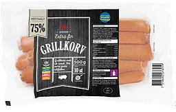 Grillkorv Extra fin 75% Kötthalt 500g ICA