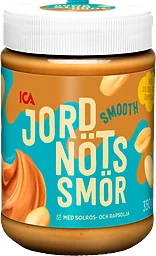 Jordnötssmör smooth 350g ICA
