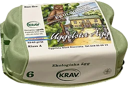 Ägg M Eko 6st Uggelsta Ägg
