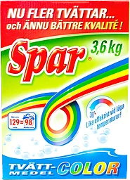 Tvättmedel Color 129 Tvätt 3,6kg SPAR