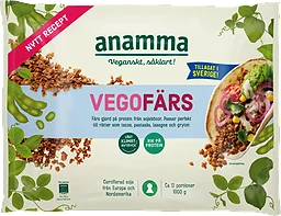 Vegofärs glutenfri Fryst 1kg Anamma