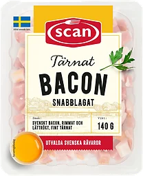 Bacon Tärnat 140g Scan