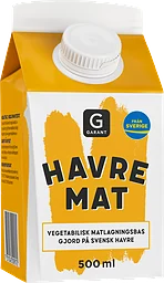 Havremat Matlagningsbas Vegetabilisk