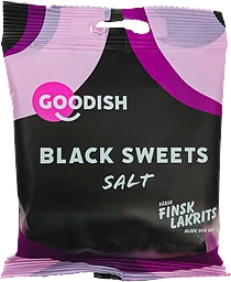 Godis Saltlakrits Black Sweets Salt 100g GOODISH