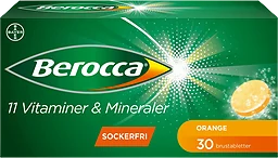 Energy Apelsinsmak Brustablett Sockerfri 30-p Berocca