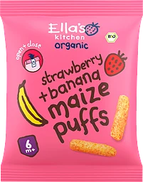 Majspuffar Jordgubb & Banan 7 Mån Eko