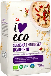 Havregryn Ekologiska 750g ICA I love eco
