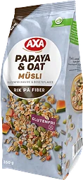 Müsli Papaya & Oat Glutenfri 350g AXA