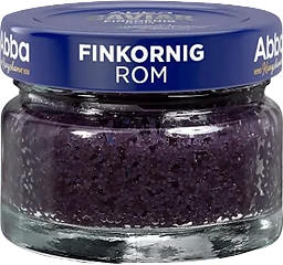 Rom svart finkornig 78g Abba