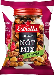Nötmix Tranbär 175g Estrella