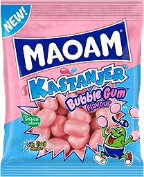 Godispåse Kastanjer BubbleGum 120g Moam