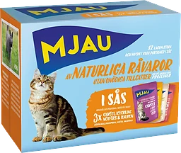 Kattmat Multibox Köttsmaker i sås 1.02kg Mjau