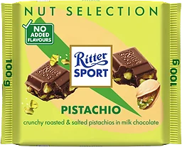Chokladkaka Pistachio 100g Ritter