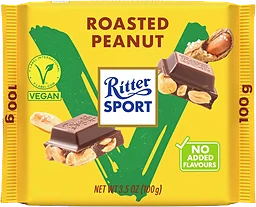 Chokladkaka Roasted Peanut Vegan Ritter 100g
