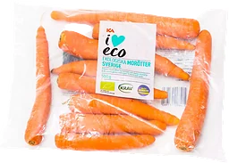 Morötter 500g KRAV Klass 1 ICA I love eco