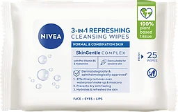 Ansiktsservetter Refreshing Cleansing Wipes 25-pack