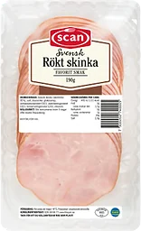 Skinka Rökt 190g Scan