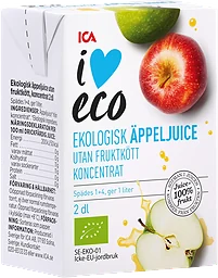 Äpplejuice koncentrat Ekologisk 2dl ICA I love eco
