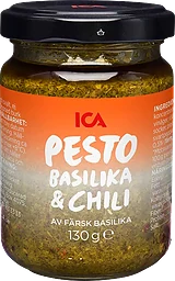 Pesto Basilika/Chili 130g ICA